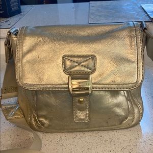 Michael Kors Gold Crossbody Bag - AS IS